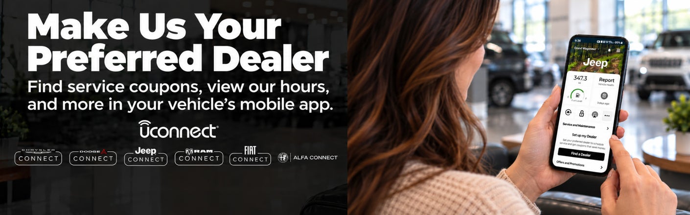 uconnect® make us your preferred dealer | Al Serra Chrysler Dodge Jeep Ram in Grand Blanc MI